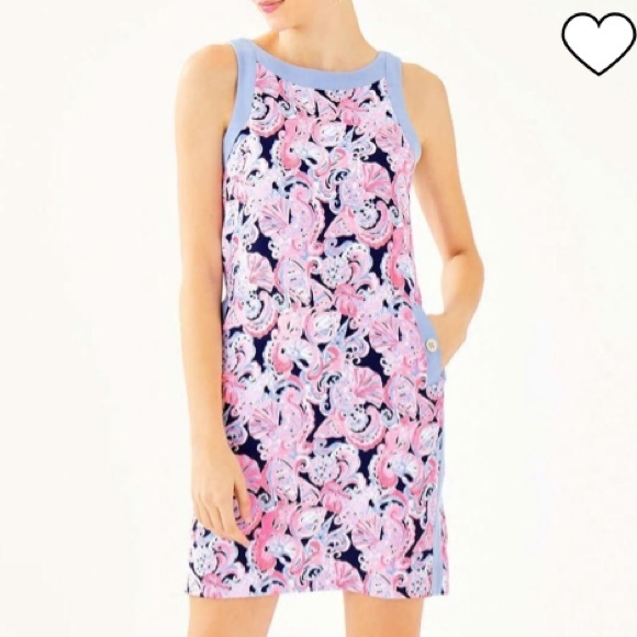 Lilly Pulitzer Angie Stretch Shift Dress - Picture 11 of 11